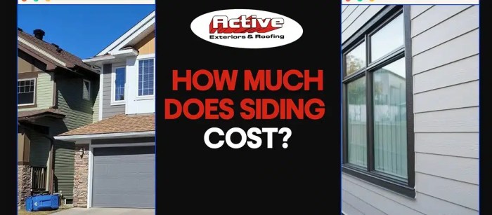 How much does it cost to replace siding on house
