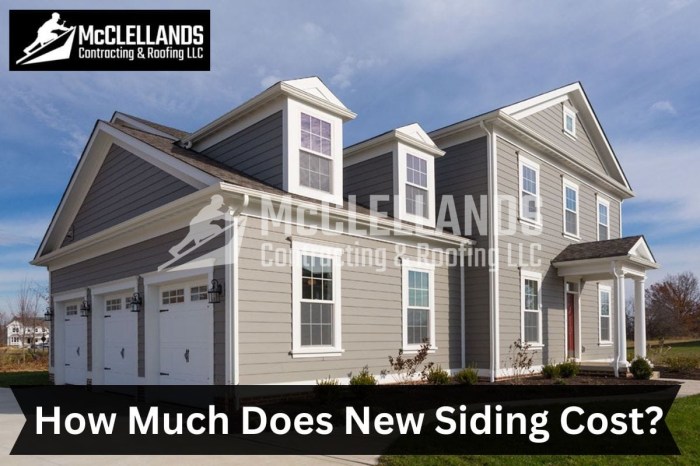 Average cost of new siding and windows