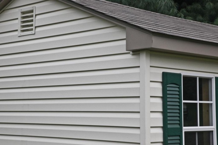 Vinyl siding over wood siding