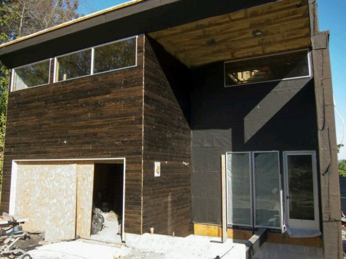 Shou sugi ban cedar siding