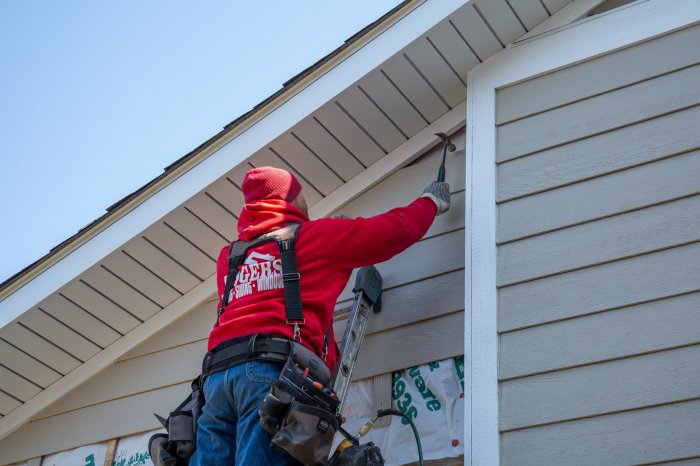 Homewyse siding installation